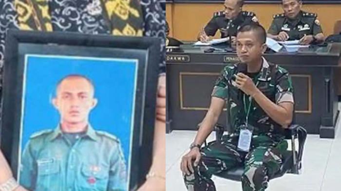 PENOLONG - Lettu Inf Rahmat menjadi sosok yang menghentikan penyiksaan terhadap Prada Lucky dan Prada Richard. Sayang setelahnya nyawa Prada Lucky tak tertolong.