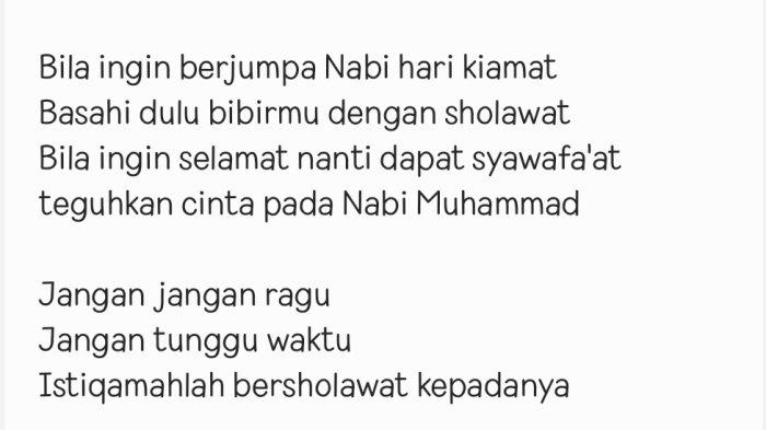 Lirik Ikan Dalam Kolam Versi Syubbanul Muslimin: Bila Ingin Melihat Nabi di dalam Surga