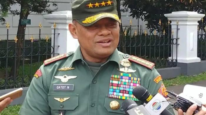DIDEPAK - Foto Jenderal (Purn) Gatot Nurmatyo saat masih menjabat sebagai Panglima TNI. Gatot baru-baru ini memberikan pernyataan mengejutkan terkait pencopotannya sebagai panglima TNI.