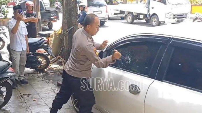 Aksi Heroik Polisi Banyuwangi Selamatkan Balita yang Terkunci di Dalam Mobil