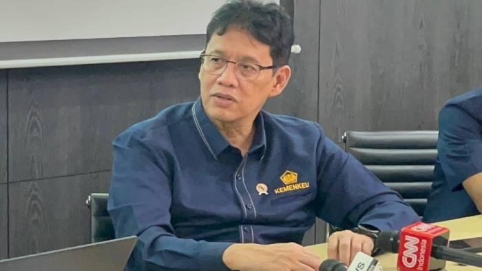 COPOT - Menteri Keuangan (Menkeu) Purbaya Yudhi Sadewa di Kementerian Keuangan, Jakarta, Rabu (25/3/2026). Menkeu Purabaya merespon permintaan Prabowo untuk mencopot seorang dirjen bea cukai.