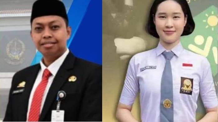 DICORET - (kanan) Siswi SMAS Cerdas Bangsa Makassar, Cathlyn Yvaine Lesmana, yang dicoret sebagai calon Paskibraka tingkat nasional di Istana. (kiri) Kesbangpol Sulsel Bustanul Arifin. Bustanul memberikan klarifikasi terkait penyebab dicoretnya Cathlyn.