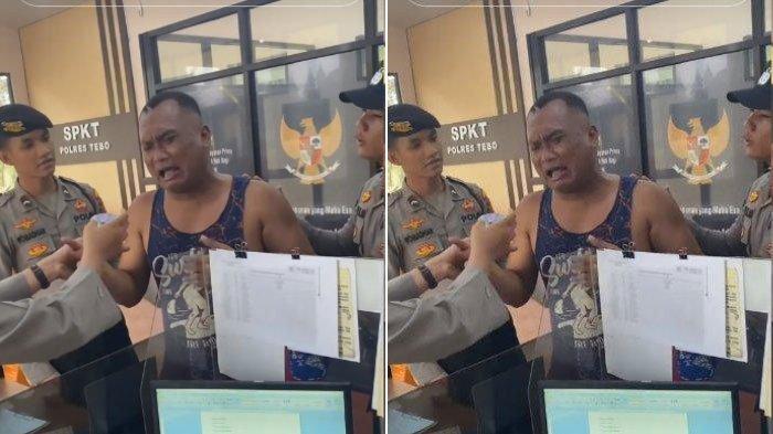 Viral Sosok Pria Berbadan Kekar Nangis di Kantor Polisi, Lapor Kehilangan Ayam Kesayangan