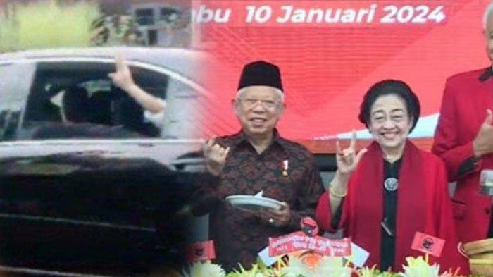 Beda Nasib Iriana Jokowi dan Ma'ruf Amin yang Sama-sama Salam Jari, Mengapa Wapres Tak Dilaporkan?