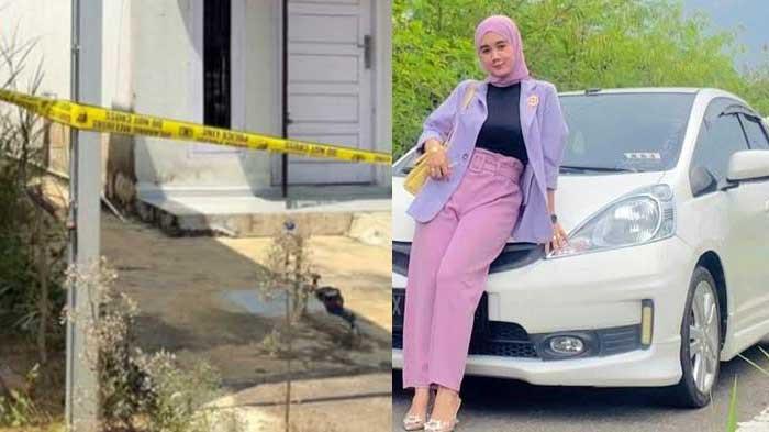 DOSEN MUDA DIBUNUH - (kiri) Lokasi Penemuan jasad wanita berinisial EY (37) pada Sabtu (1/11/2025) siang. (kanan) foto Erni Yuniarti Dosen Muda yang Diduga Dibunuh-Dirudapaksa.