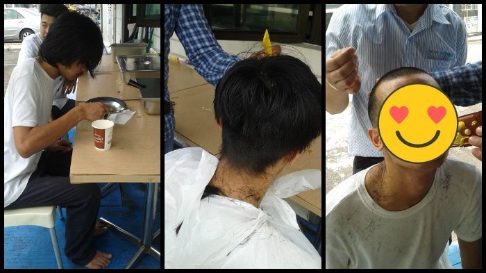 Semula Ia Terlihat Kumuh dan Bikin Risih, Begitu Rambutnya Dipotong, Semua Orang Langsung Takjub