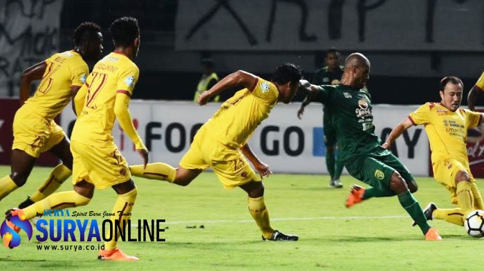 Skor Akhir Persebaya Vs Sriwijaya FC 1-1, RD Akui Timnya Gugup Bermain di Kandang Bajul Ijo