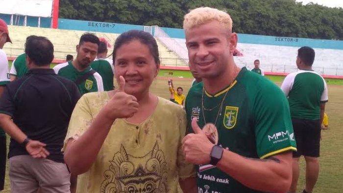 Diogo Campos di Stadion Gelora Delta, Sidoarjo, Senin (17/9/2019) 