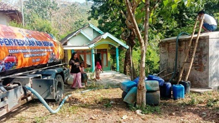 Dana Bantuan Habis, Dropping Air ke 3 Desa Terdampak Kemarau di Kab Mojokerto Ikut Terhenti