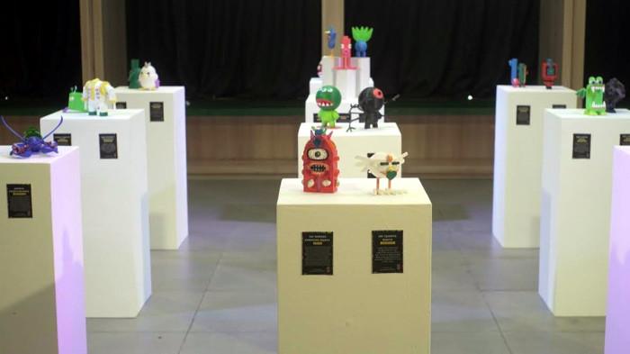 KARYA SISWA - Salah satu karya siswa yang ditampilkan dalam NOL Art Festival.