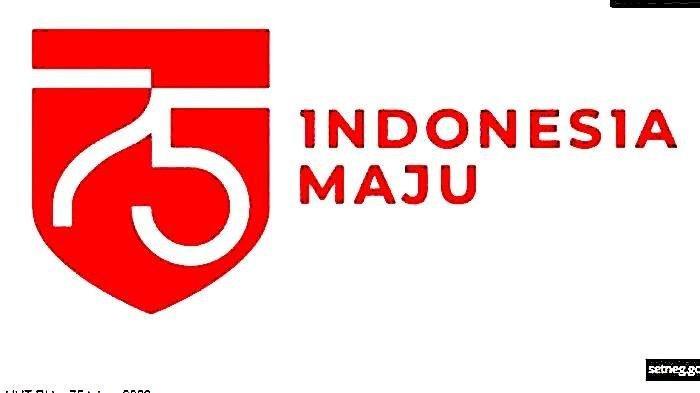 Makna Logo Spanduk HUT RI ke-75, Terinspirasi dari Lambang Negara dan Artinya Tak Main-main