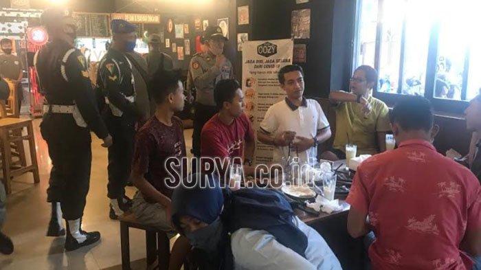 Polres Pamekasan Lakukan Patroli di Tengah Pandemi Covid-19, Sasar Cafe dan Warung Kopi
