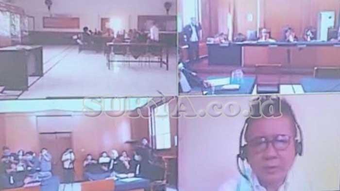 Oknum pendeta Hanny Layantara divonis 10 tahun saat sidang online, Senin (21/9/2020).