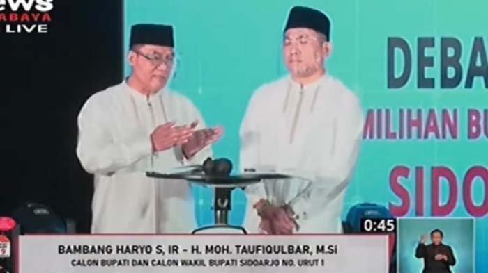 Debat Terakhir Pilkada Sidoarjo: BHS -Taufiq Paparkan Program Tutup Sungai hingga Fly Over Aloha