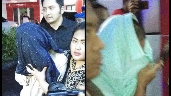 dua orang yang diamankan penyidik Jatanras Ruang Unit V Perjudian Subdit III Jatanras Ditreskrimum Polda Jatim dan Kanit 5 Subdit 3 Jatanras Ditreskrimum Polda Jatim AKP Mohammad Aldy Sulaiman