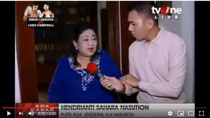 Putri Jenderal TNI AH Nasution Bersimbah Darah Ditembak PKI, Berikut Video Kesaksian Hendrianti