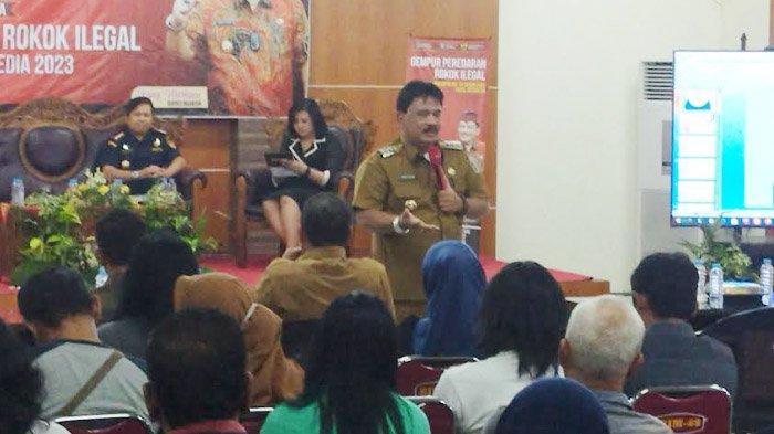 Gempur Rokok Ilegal, Satpol PP Nganjuk Gandeng Media Sosialisasikan Pencegahan Dan Pengendalian