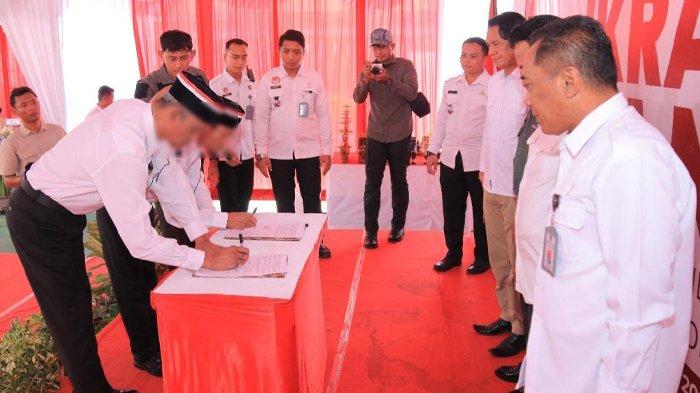 Dua  Napi Teroris di Lapas Kelas II B Lamongan Ikrar Setia Pada NKRI