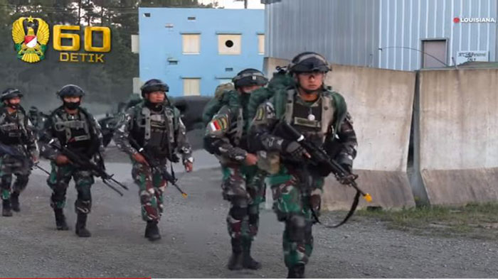 125 Anak Buah Jenderal Andika Perkasa Unjuk Kehebatan di Pangkalan Militer AS, Wakasad Jadi Saksinya