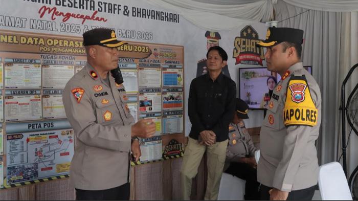 Ada 4 Pos Pengamanan dan 1 Pos Pelayanan Nataru di Lamongan, Ini Titik Lokasinya