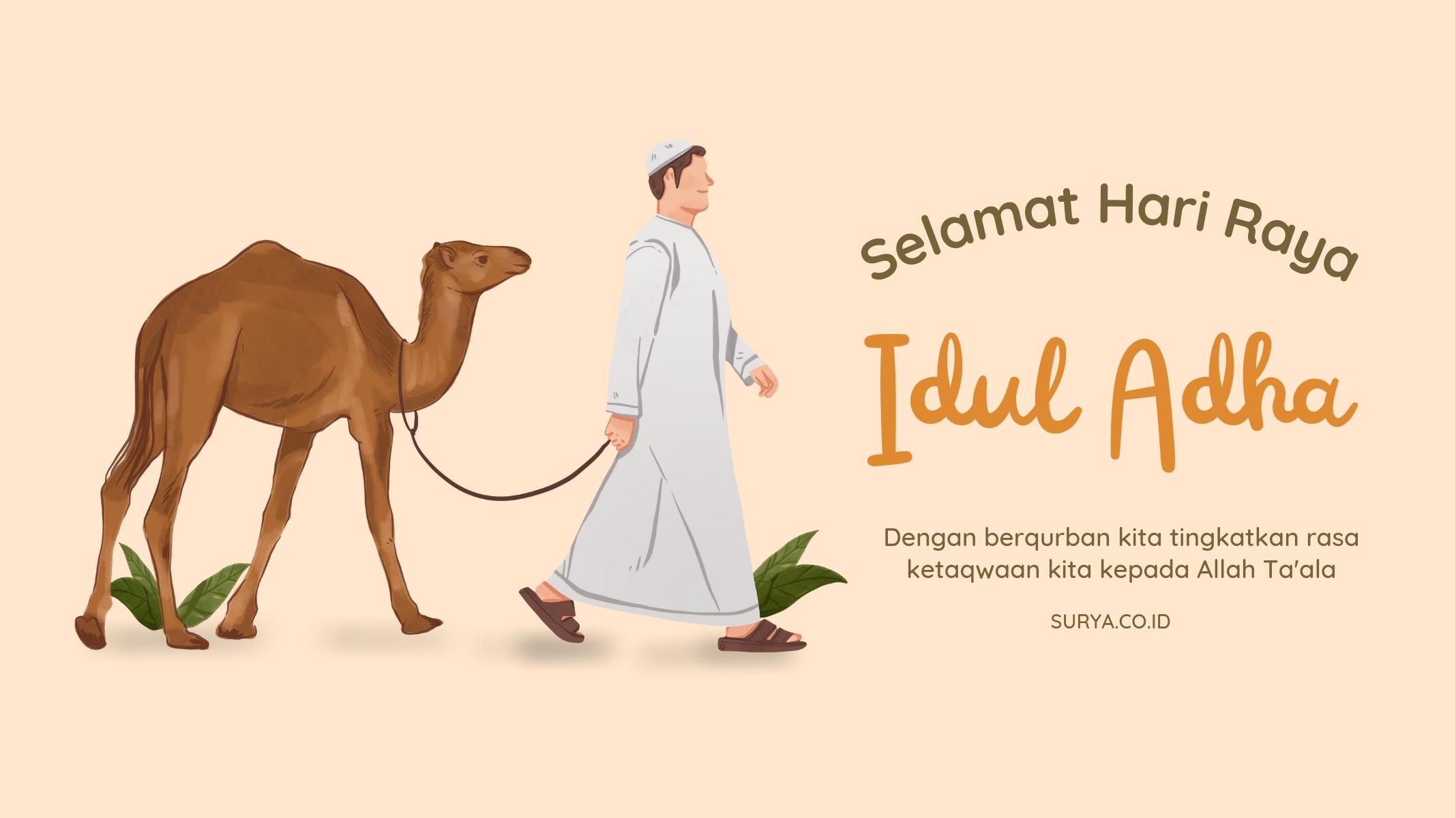 DAFTAR 20 Ucapan Idul Adha 2023 dan Link Twibbon, Bisa Dipajang di Status Whatsapp