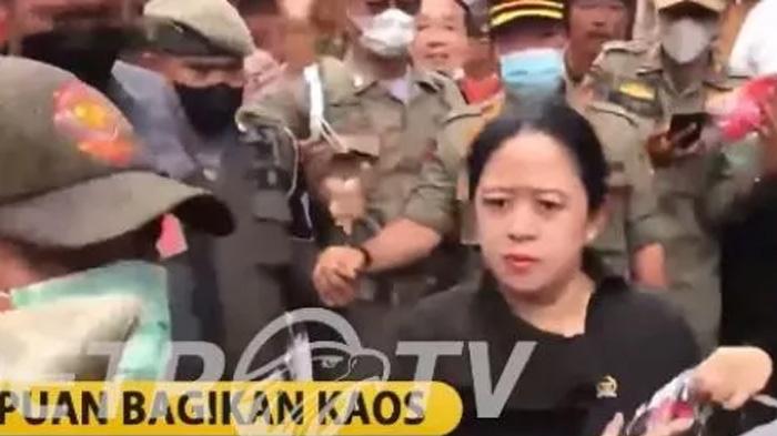VIDEO Puan Maharani Cemberut Lempar Kaus ke Warga di Kandang Banteng dan 3 Kontroversial Sebelumnya
