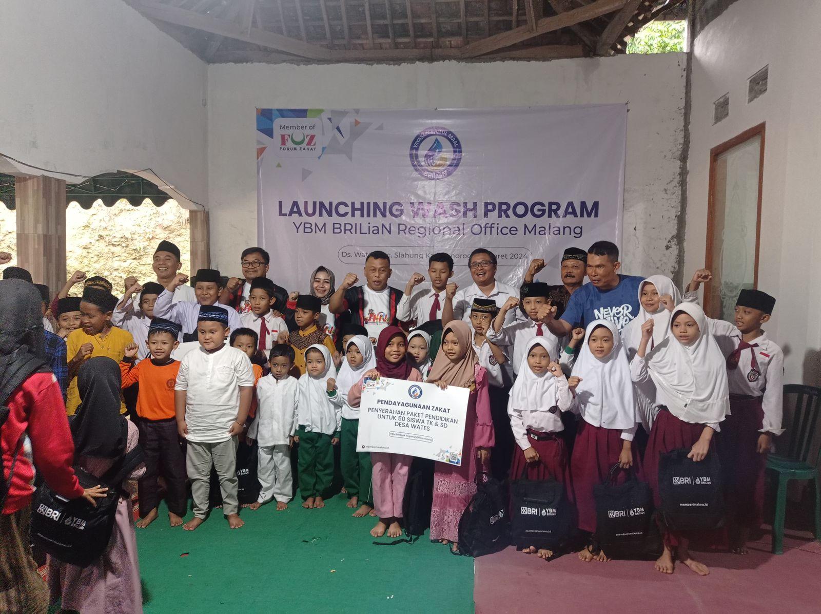 Bantuan Sumur Bor Bikin Warga Wates Ponorogo Sumringah