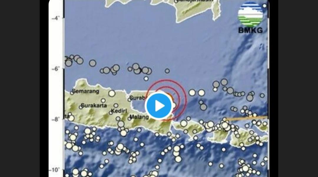 BREAKING NEWS Gempa Magnitudo 6,1 Guncang Sumenep, Jawa Timur