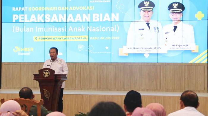 Sebelum Imunisasi untuk 150.000 Balita di Jember, Pemkab Gencarkan Sosialisasi ke Orangtua