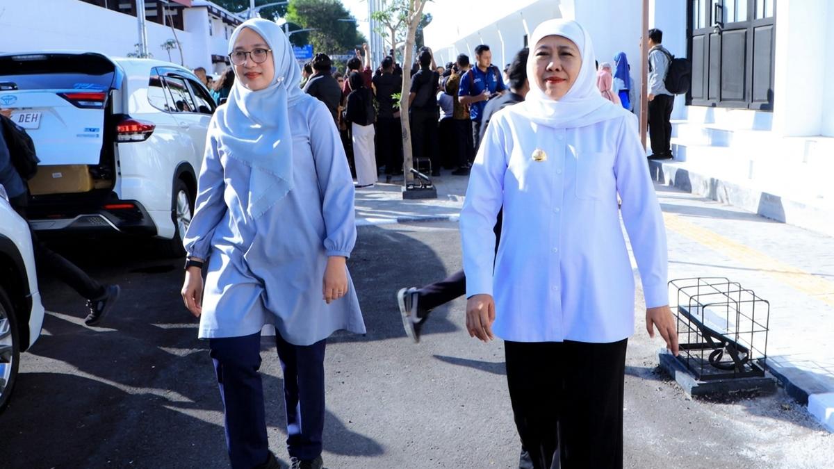 Khofifah Sebut Revitalisasi Pasar Induk Banyuwangi Layak Jadi Rujukan Nasional - Surya.co.id