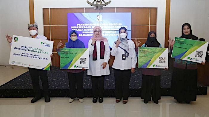 Selain Intervensi Baduta Stunting Rp 7 Miliar, Banyuwangi Beri BPJS untuk Kader Posyandu