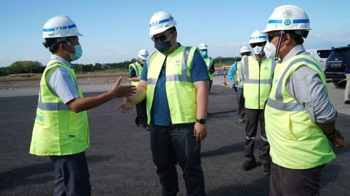 Tinjau Progres Bandara Kediri, Bupati Mas Dhito Pastikan Oktober 2023 First Landing