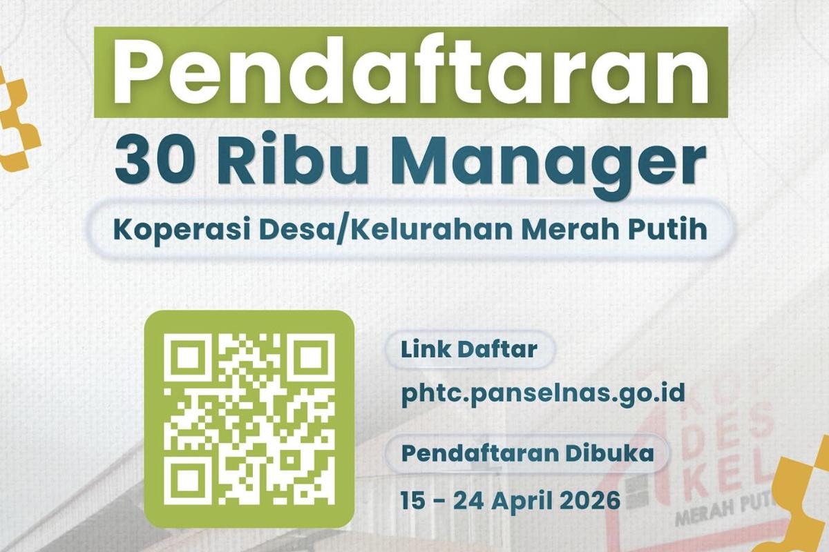 Jadwal Pengumuman Hasil Seleksi Manajer Koperasi Merah Putih, Catat Tanggalnya