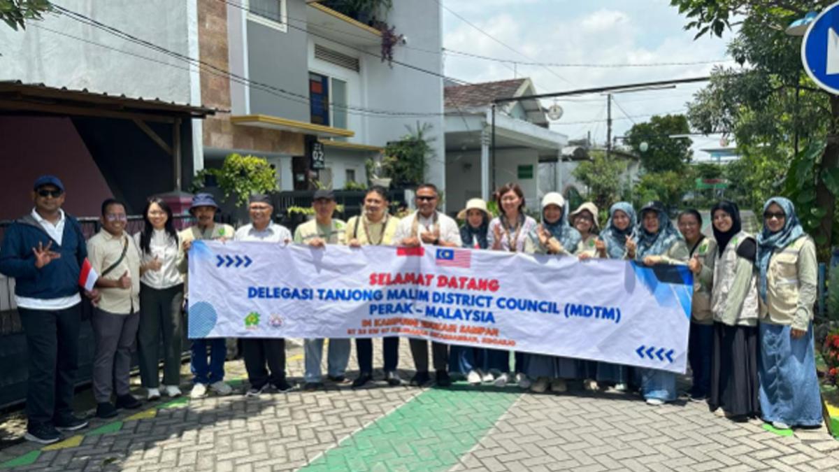 Terima Kunjungan Delegasi dari Malaysia, Kampung Edukasi Sampah Sidoarjo Jadi Rujukan Smart City
