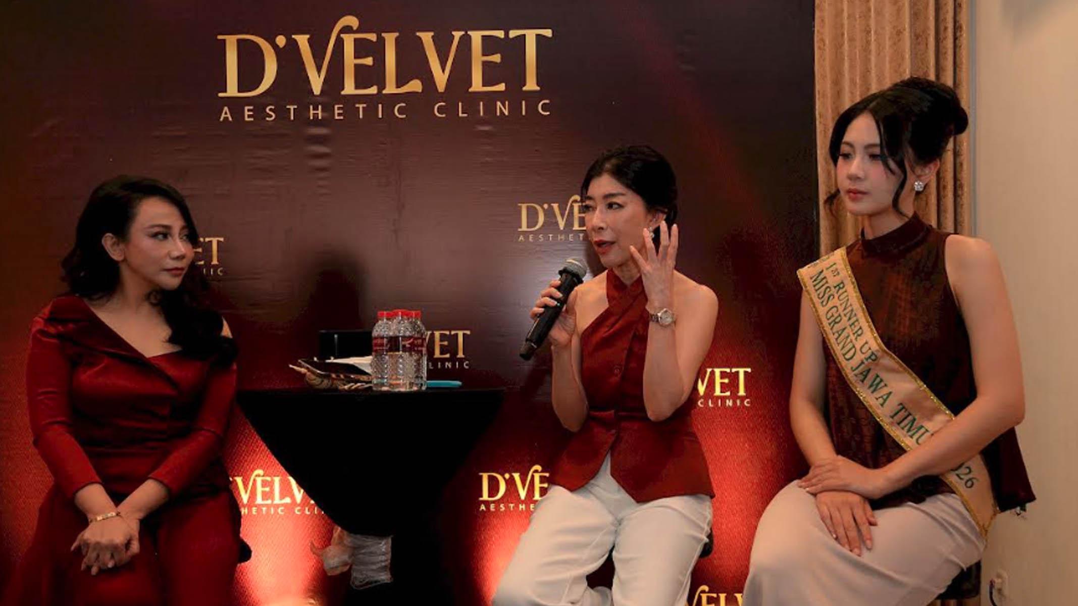 Gandeng Anggun C Sasmi, D'Velvet Aesthetic Clinic Buka Cabang Mewah Berteknologi FDA di Surabaya - Surya.co.id