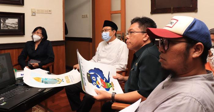 Gus Ipul Pimpin Langsung Penilaian Lomba Desain Logo dan Maskot MTQ Jatim 2023