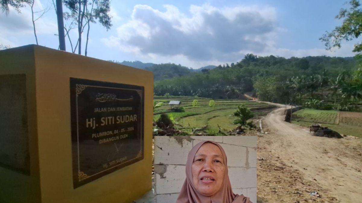 Alasan Hj Siti Bangun Jalan dan 2 Jembatan Pakai Uang Pribadi untuk Warga - Surya.co.id