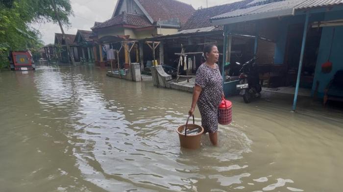 Sungai Meluap Bersamaan, Banjir Landa 14 Desa di Empat Kecamatan di Kabupaten Jombang