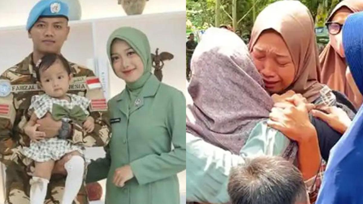 Sosok Istri Praka Farizal Prajurit TNI yang Gugur di Lebanon, Baru 3 Tahun Nikah, Anak Masih 2 Tahun