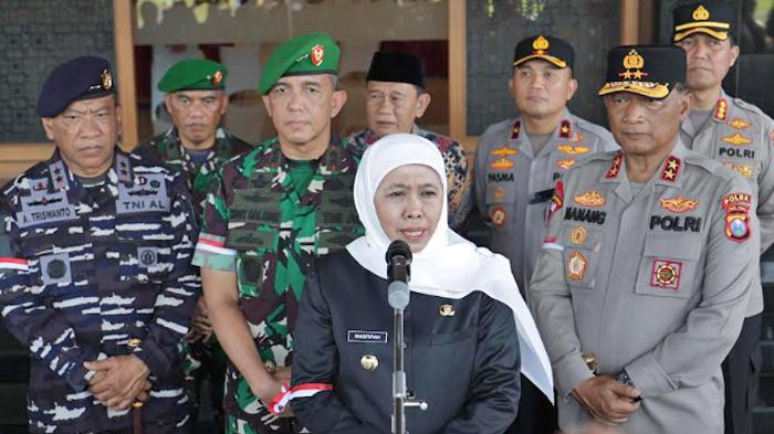 Antisipasi Kericuhan Susulan, Kapolda dan Khofifah Minta Warga Jatim Kompak 'Jogo Jatim'