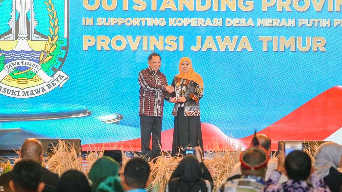 Jatim Raih Predikat Outstanding Province di National Governance Awards 2026, Koperasi Desa Diakui
