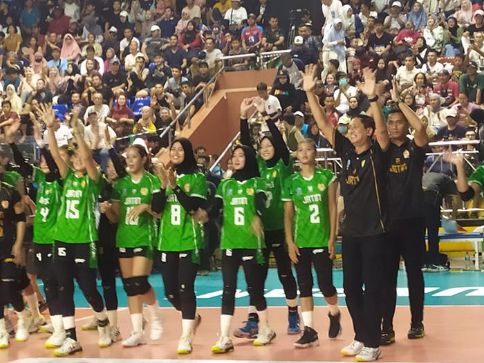 Pelatih Affan Priyo Wicaksono Ungkap Kunci Sukses Putri Jatim Juara Kejurns 2023