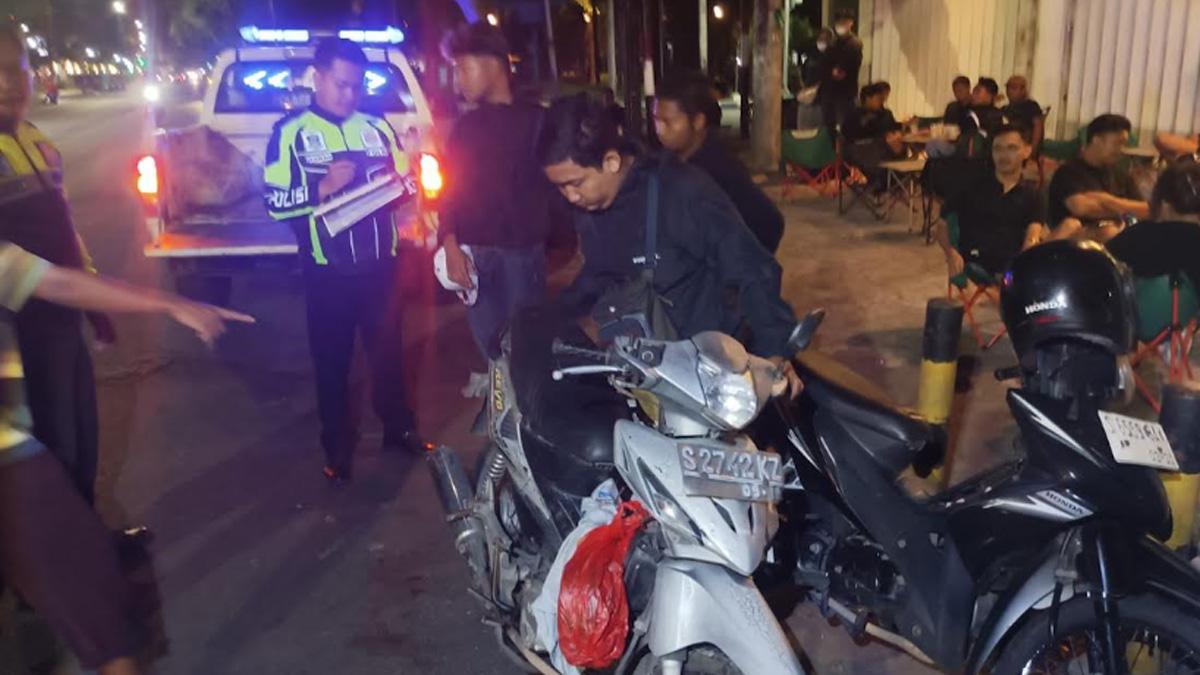 Laka Dua Motor di Jombang, Seorang Pengendara Alami Luka