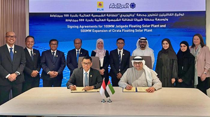 Jajaki Kerja Sama dengan Masdar UEA, PLN NP: untuk Perluasan Kapasitas Proyek PLTS Terapung Cirata