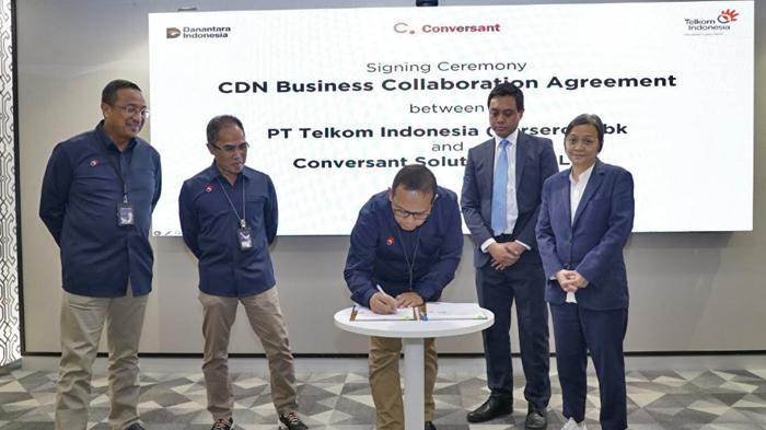 Kolaborasi dengan Conversant, Telkom Hadirkan Solusi Distribusi Konten Digital Cepat dan Aman