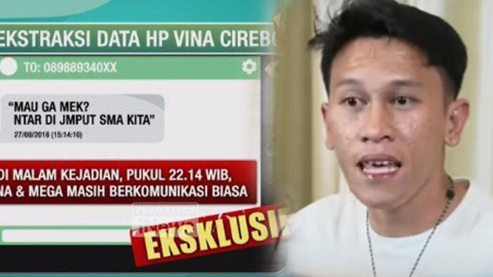 Bukti Chat Vina Cirebon dan Kesaksian Widi dan Mega Diperkuat Pengakuan A, Jam 22.00 Masih Nongkrong