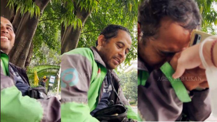Kisah Driver Ojol Tolak Makan Makanan dari Wanita di Pinggir Jalan karena Ingat Anak, Endingnya Haru