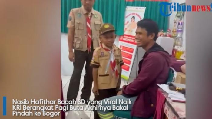 Kisah Perjuangan Hafithar Bocah Kelas 1 SD Setiap Hari Naik KRL Tempuh 70 Km Demi ke Sekolah