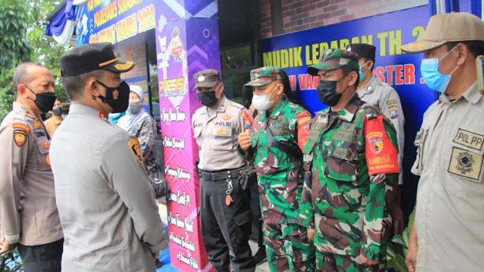 Jelang Arus Balik Lebaran 2022, Kapolrestabes Surabaya Cek Sejumlah Pos Pengamanan