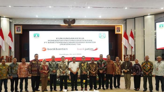Bank Jatim Terima Kunjungan Kerja Pemprov Banten dan Bank Banten, Bahas Potensi Sinergitas Bisnis